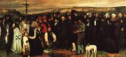 Gustave Courbet A Burial at Ornans Sweden oil painting artist